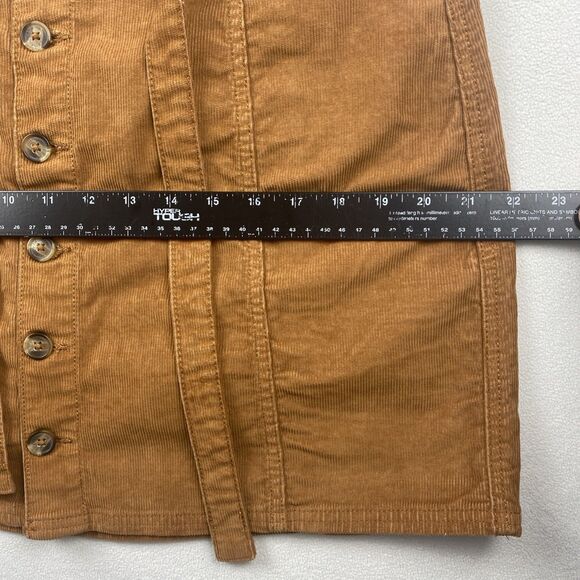 American Eagle A Line Skirt Womens 14 Reg High Rise Super Stretch Corduroy Mini - Picture 6 of 12